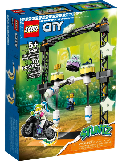 Конструктор Каскадерская задача «Нокдаун» LEGO City Stuntz 60341 - 8