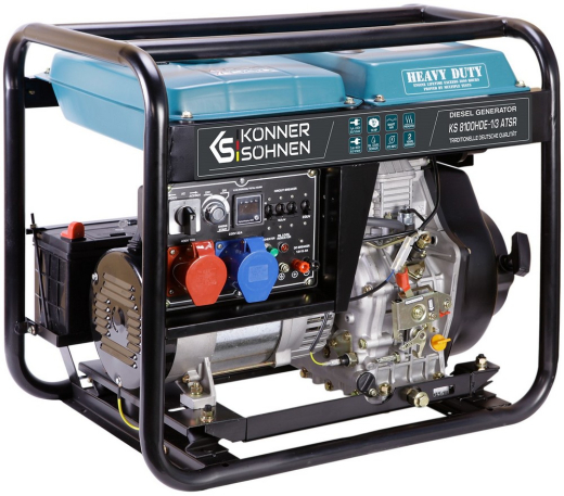 Генератор дизельний Konner&Sohnen KS 8100HDE-1/3 ATSR (EURO V) - 2