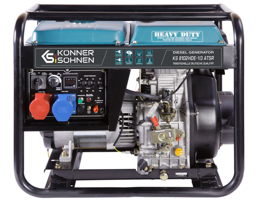 Дизельный генератор KS 8102HDE-1/3 ATSR (EURO II) - 1