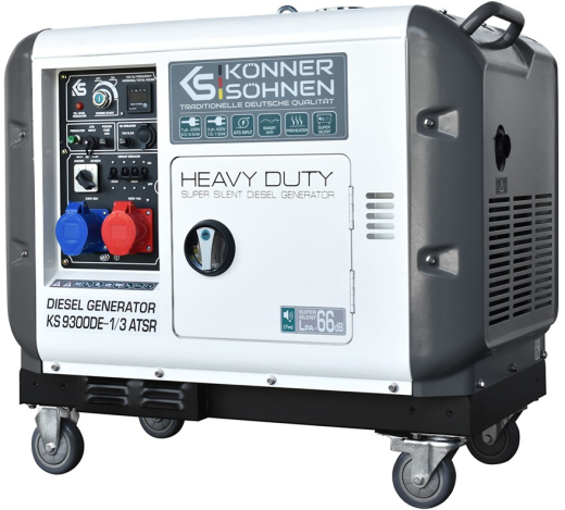 Генератор дизельний Konner&Sohnen KS 9300DE-1/3 ATSR - 2