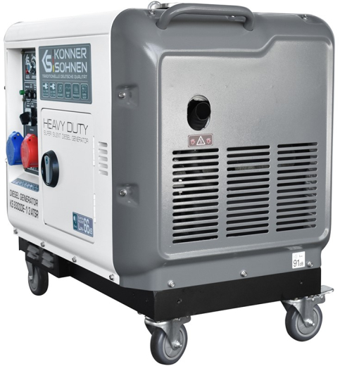 Генератор дизельний Konner&Sohnen KS 9300DE-1/3 ATSR - 4