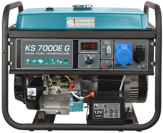 Газобензиновый генератор Konner&Sohnen KS 7000E G - 2