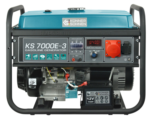 Бензиновый генератор Konner&Sohnen KS 7000E-3 - 1