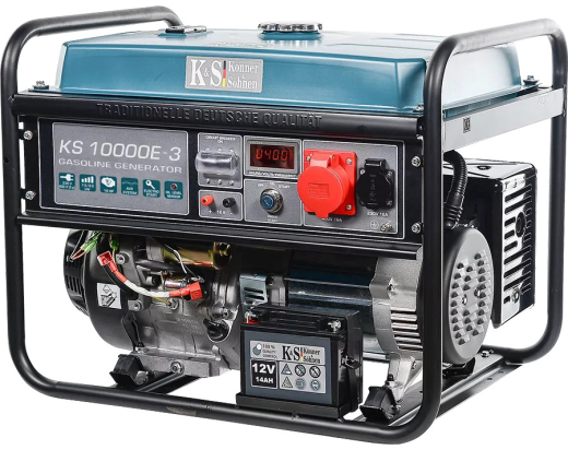 Генератор бензиновый Konner&Sohnen KS 10000E-3 - 3