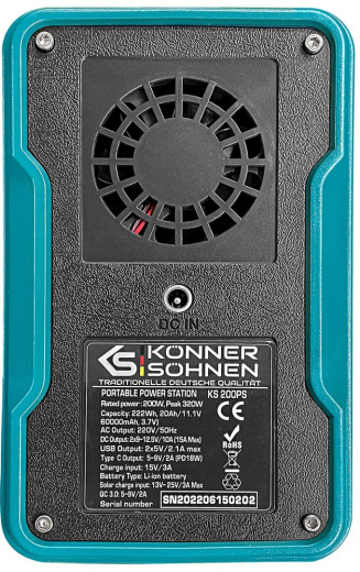 Зарядная станция Konner&Sohnen KS 200PS - 6