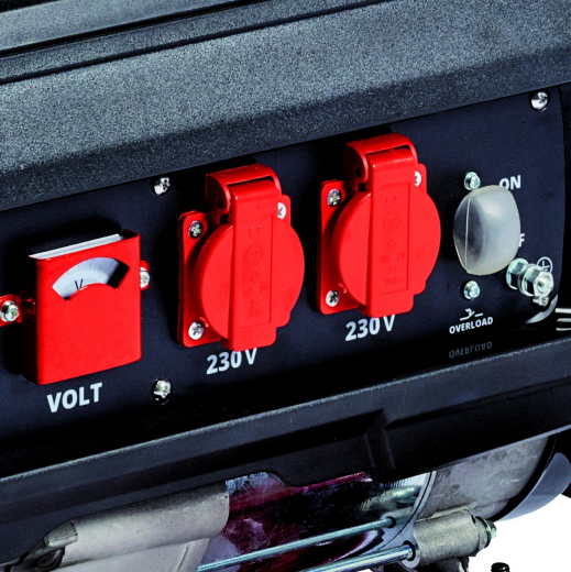 Einhell Генератор бензиновий TC-PG 35/E5, 230В, 2.6 кВт (макс. 3.1кВт), ручний старт, бак 15л, 41.2кг - 6