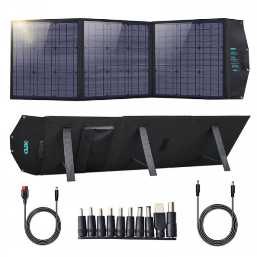 Солнечная панель для  УМБ Choetech 120W (177x53см) 1x120W,1*USB QC3.0 18W,1*USB-C PD3.0 60W, 1xUSBA 12W (SC008) - 3