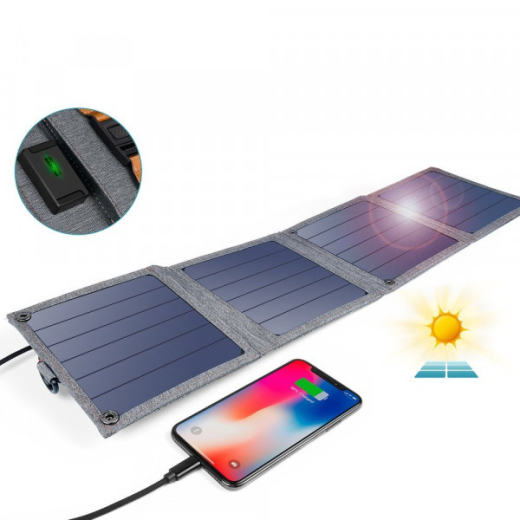 Сонячна панель для повербанка Choetech 14W SB 5V/2.1A max (SC004) - 4