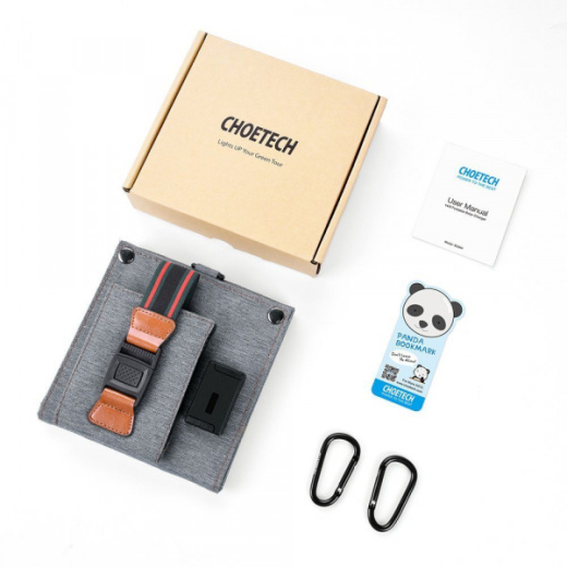 Сонячна панель для повербанка Choetech 14W SB 5V/2.1A max (SC004) - 7