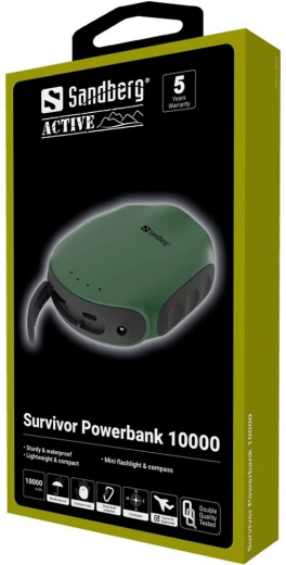 Повербанк Sandberg Sandberg Survivor 10000mAh (420-60) - 10