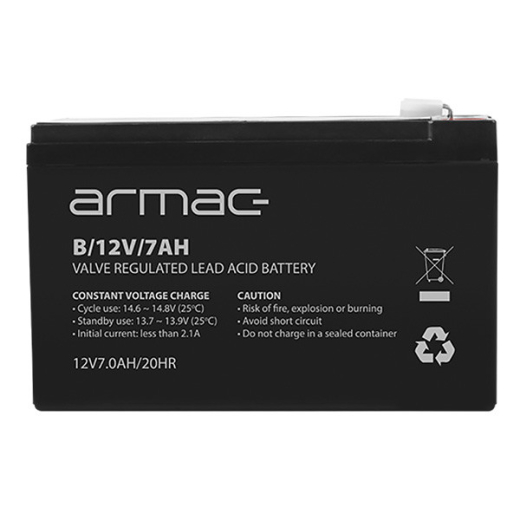 Акумуляторна батарея ARMAC 12V, 7.0 A (B/12V/7AH) - 1