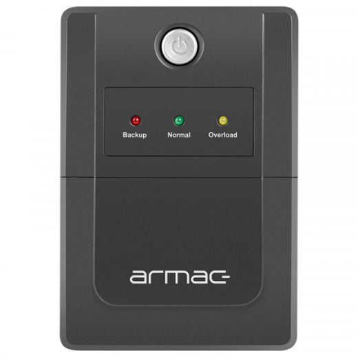 ДБЖ Armac HOME H/650E/LED, Line Interactive 650VA/390W, 2хFrench., USB-B LED (H/650E/LED) - 1