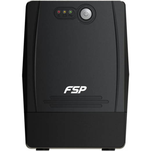 ДБЖ FSP Fortron FP1000, 1000ВА/600Вт, Line-Int, CE, IEC*4+USB+USB cable, Black (PPF6000615) - 1