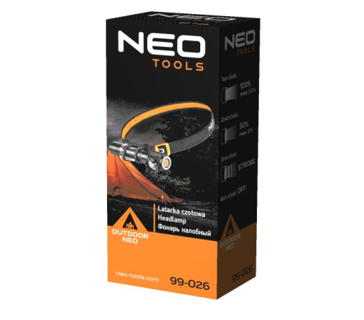 Ліхтар налобний Neo Tools 99-026 - 4