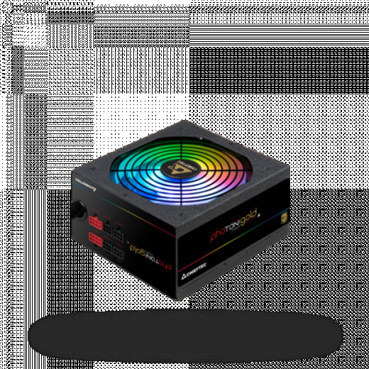 БЖ 750W Chiefteс PHOTON GOLD GDP-750C-RGB, 140 mm RGB Fan, >90%, Modular, Retail Box (GDP-750C-RGB) - 1
