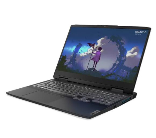 Ноутбук Lenovo IdeaPad Gaming 3 15IAH7 15,6" 165Hz - RTX3050 - i5-12450H - 16GB RAM - 512GB (82S900JMPB) - 1