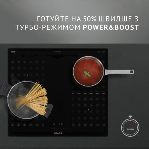 Варильна поверхня Perfelli HI 674 BL - 2
