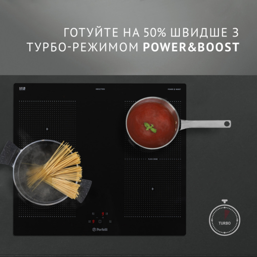 Варильна поверхня Perfelli HI 684 BL - 3