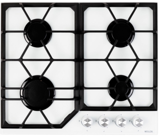 Газовая варочная поверхность WEILOR GG 604 WH - 1