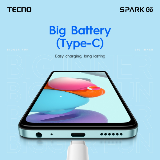 Смартфон TECNO Spark Go 2023 (BF7) 4/64Gb 2SIM Uyuni Blue (4895180793028) - 3