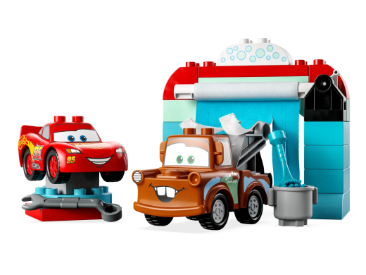 Конструктор Розваги Блискавки МакКвіна й Сирника на автомийці LEGO DUPLO Disney TM 10996 - 1