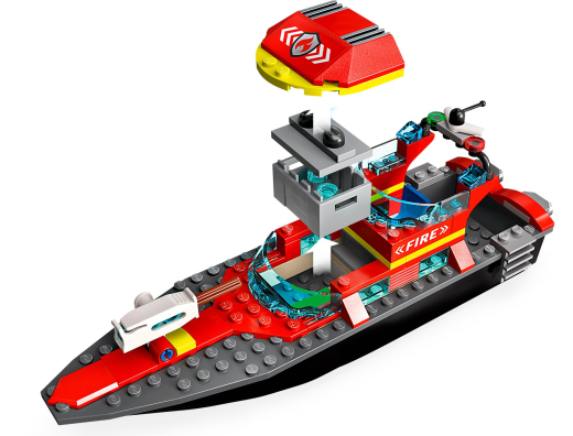Конструктор Човен пожежної бригади LEGO City 60373 - 4