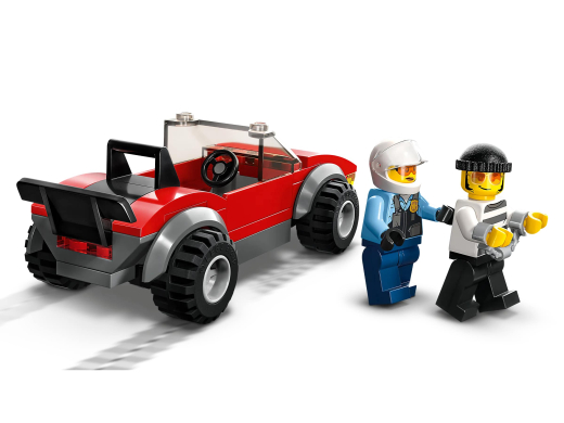 Конструктор Переслідування автомобіля на поліцейському мотоциклі LEGO City 60392 - 4