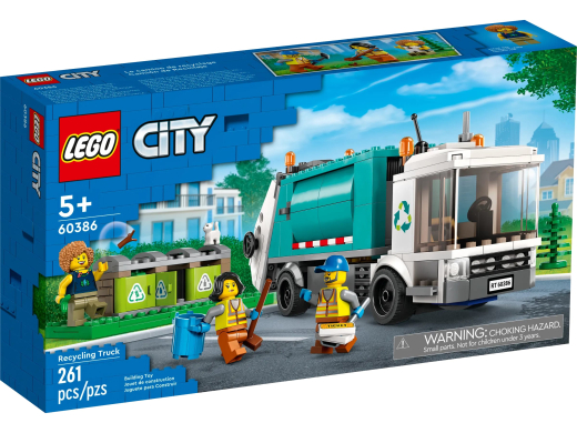 Конструктор Сміттєпереробна вантажівка LEGO City 60386 - 1
