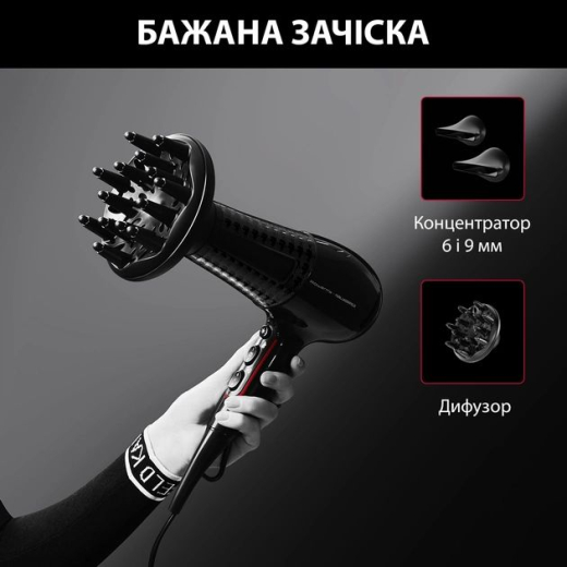 Фен Rowenta POWERLINE KARL LAGERFELD CV591LF0 (CV591LF0) - 6