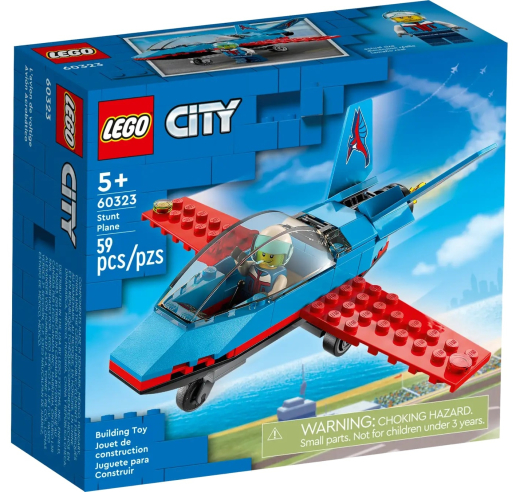 Конструктор Каскадерський літак LEGO City 60323 - 4