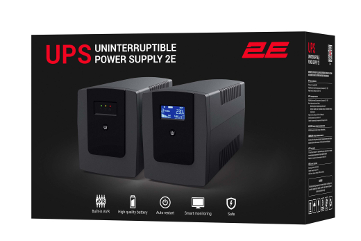 Источник бесперебойного питания 2E DD650, 650VA/360W (2E-DD650) - 4