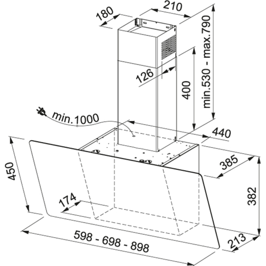 Витяжка Franke Evo Plus FPJ925VBKSS (330.0528.067) - 2