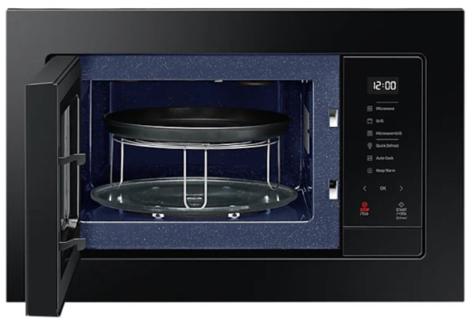 Вбудована мікрохвильова піч з грилем Samsung MG23A7318CK - 3