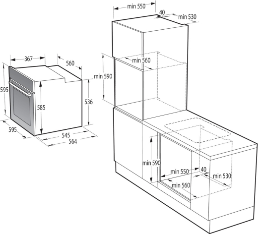 Духова шафа Gorenje BOS6737SYB - 8
