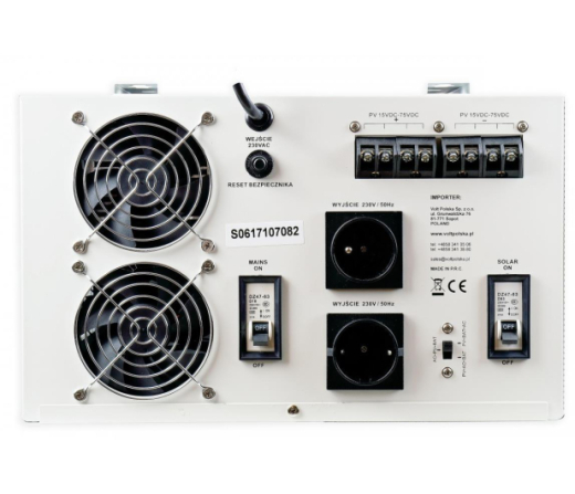 Источник бесперебойного питания Volt Polska SINUS PRO 2200 S 12/230V (1400/2200W) + 60A (3SPS200012) - 5