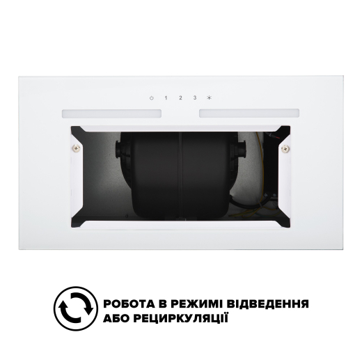 Витяжка Interline SWAY WH A/60 GL/S - 6