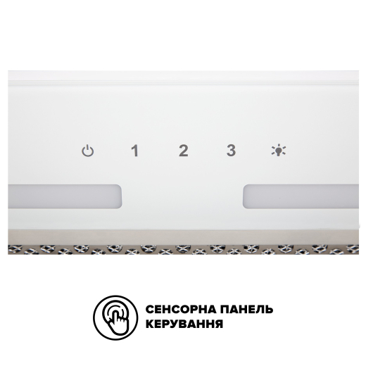 Витяжка Interline SWAY WH A/60 GL/S - 8