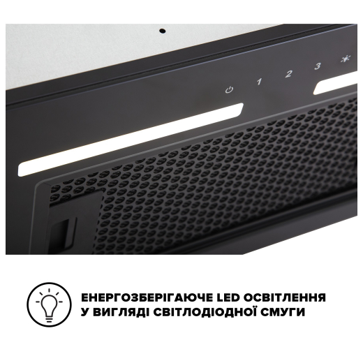 Витяжка Interline SWAY BL A/60 GL/S - 8