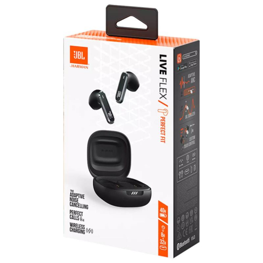 Bluetooth-гарнитура JBL Live Flex Black (JBLLIVEFLEXBLK) - 4