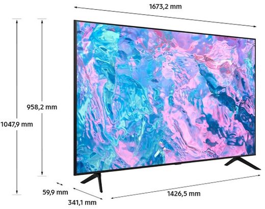 Телевізор Samsung UE75CU7172UXXH - 10