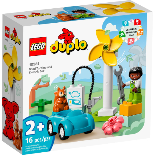 LEGO Конструктор DUPLO Town Вітрова турбіна та електромобіль - 6