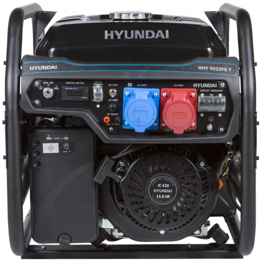 Генератор бензиновий Hyundai HHY 9050FE-T - 1