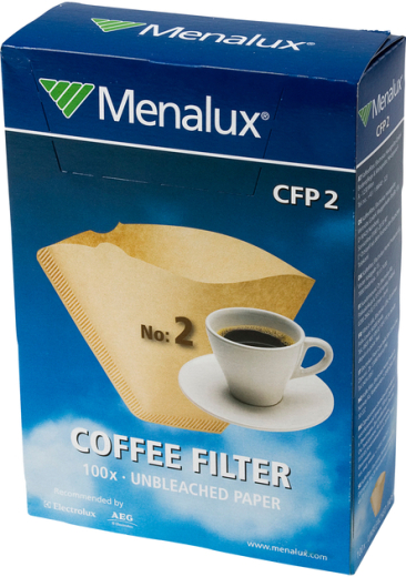 Фільтри для кавоварок крапельного типу Menalux CFP2 (100 шт) - 2