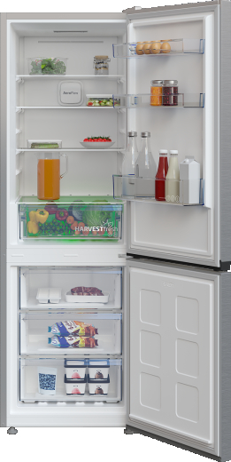 Холодильник з морозильною камерою Beko B3RCNA344HXB - 3
