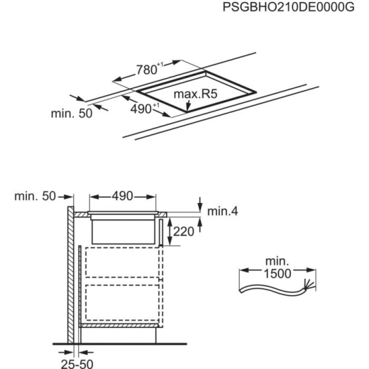 Варильна поверхня Electrolux KCC85450 - 12