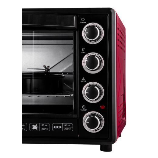 Электродуховка Liberton LEO-650 Red - 2