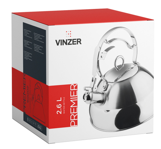 Чайник Vinzer 50006 Premier 2.6л - 3