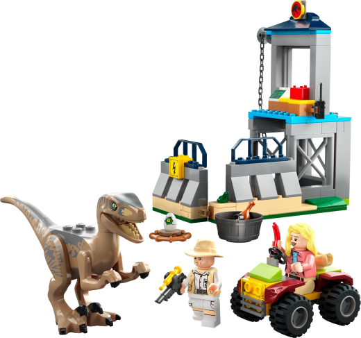 LEGO Конструктор Jurassic Park Втеча велоцираптора - 1