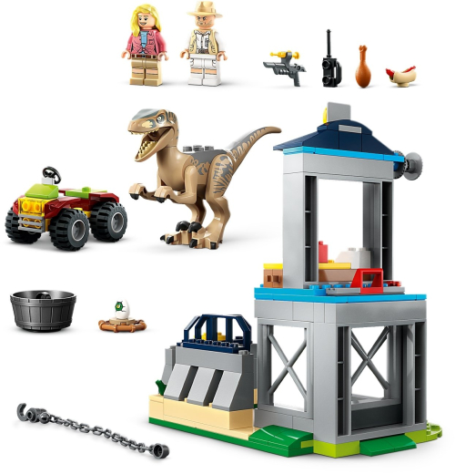 LEGO Конструктор Jurassic Park Втеча велоцираптора - 4