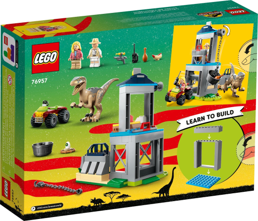 LEGO Конструктор Jurassic Park Втеча велоцираптора - 8